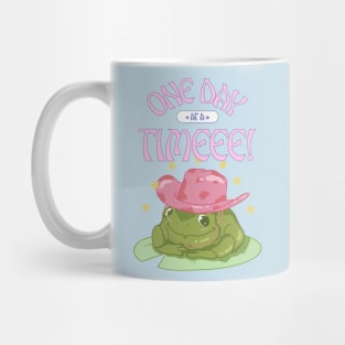 One Day At A Time Frog Toad Fairytale Fairy Tale Mug